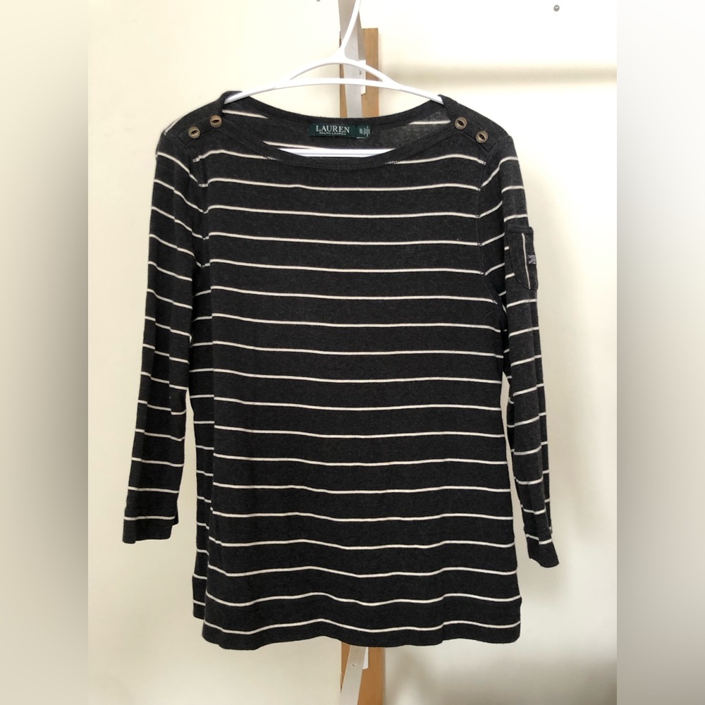 3/4 Long sleeve Ralph Lauren top